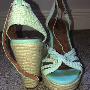 Blue strap wedges, Lucky Brand